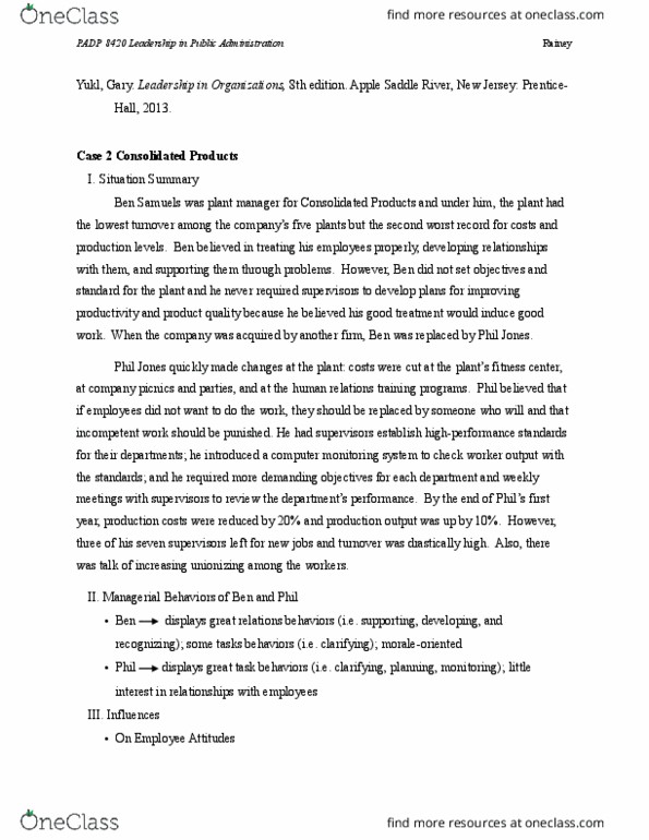 PADP 8420 Chapter Notes - Chapter 3: Prentice Hall thumbnail