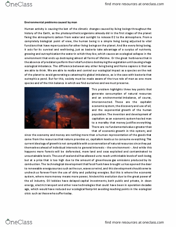 GEOG 102 Chapter Notes - Chapter 2: Simple Living, Exponential Growth, Consumerism thumbnail
