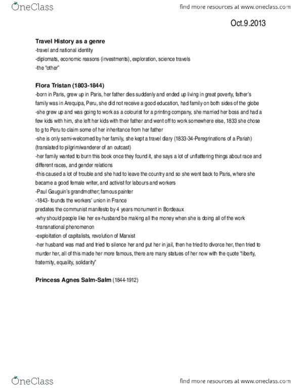 HIST 2930 Lecture Notes - Soldaderas, Mahatma Gandhi, Chimalma thumbnail