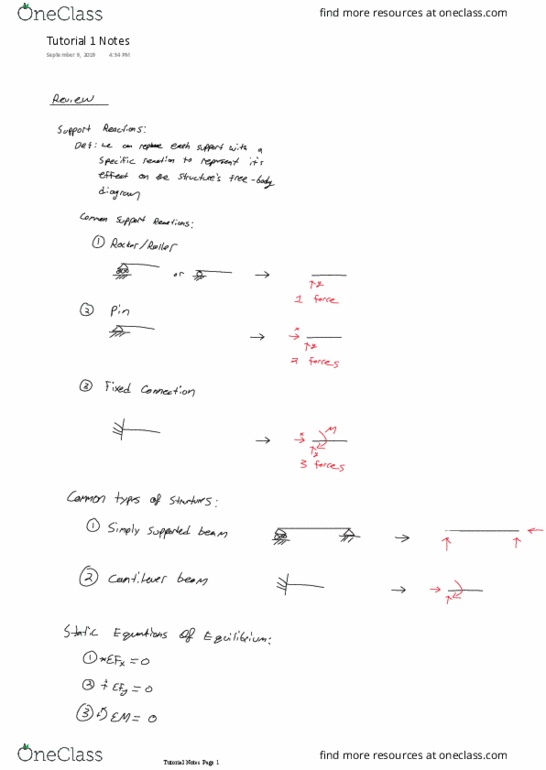Civil and Environmental Engineering 3347A/B Lecture 1: Tutorial 1 Notes thumbnail