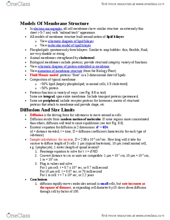 BIOL107 Lecture Notes - Cardiac Muscle, Exocytosis, Clathrin thumbnail