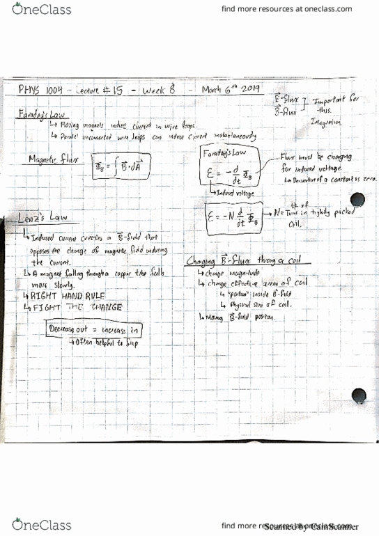 PHYS 1004 Lecture 15: PHYS 1004C Lecture 15 thumbnail