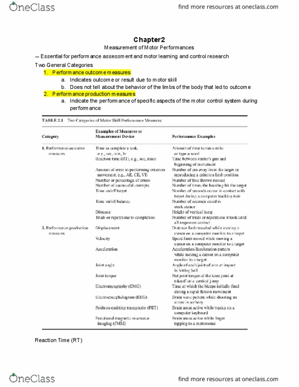 01:377:310 Lecture Notes - Lecture 3: Motor Skill thumbnail