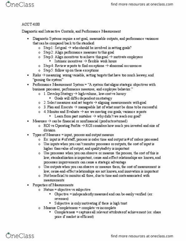 ACCT-4100 Lecture Notes - Lecture 3: Systems Design thumbnail