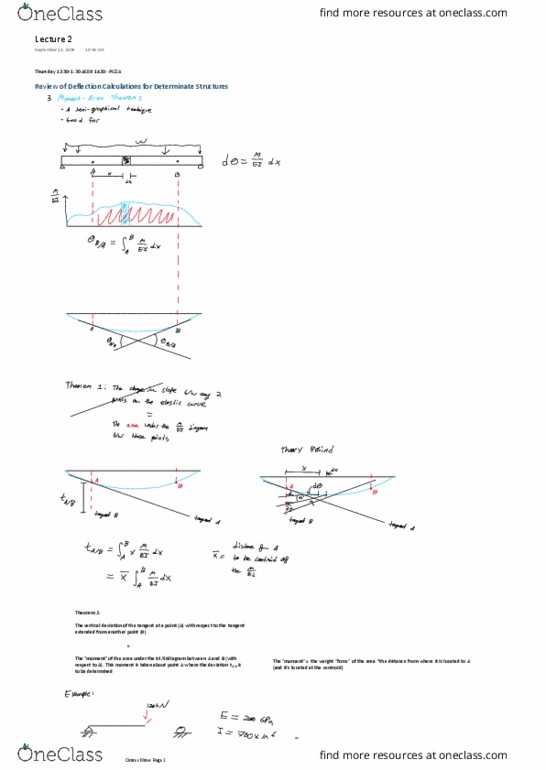 Civil and Environmental Engineering 3340A/B Lecture Notes - Lecture 2: Centroid thumbnail