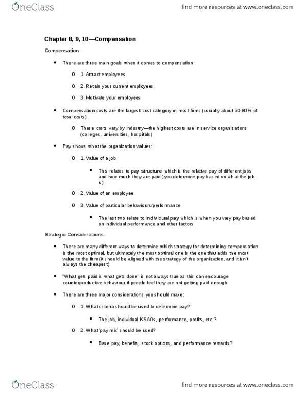 COMMERCE 2BC3 Lecture Notes - Standard Streams, Piece Work, Performance Appraisal thumbnail