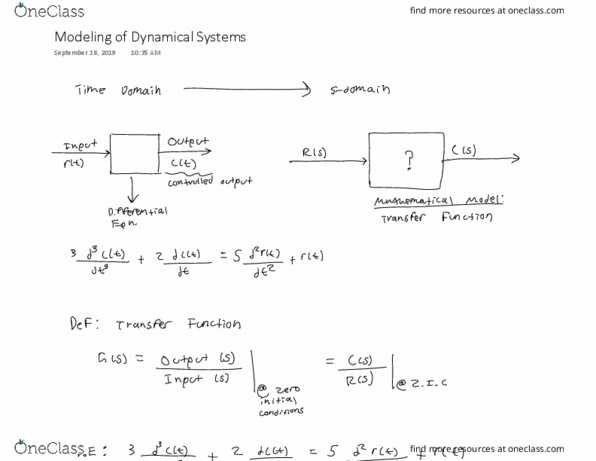 PROCTECH 3CT3 Lecture 4: Control Theory 4 - Modelling of Dynamical Systems thumbnail