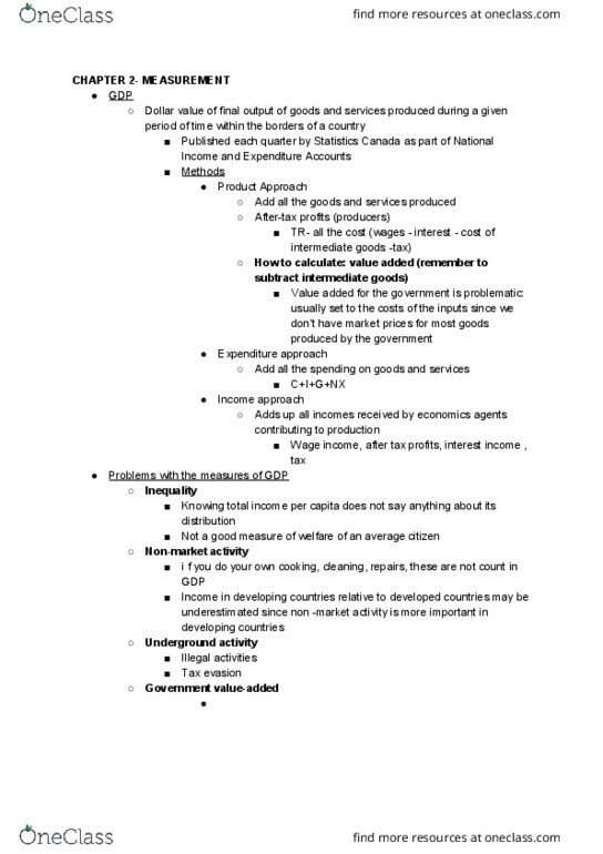 ECO208Y1 Lecture Notes - Lecture 1: Tax Evasion thumbnail