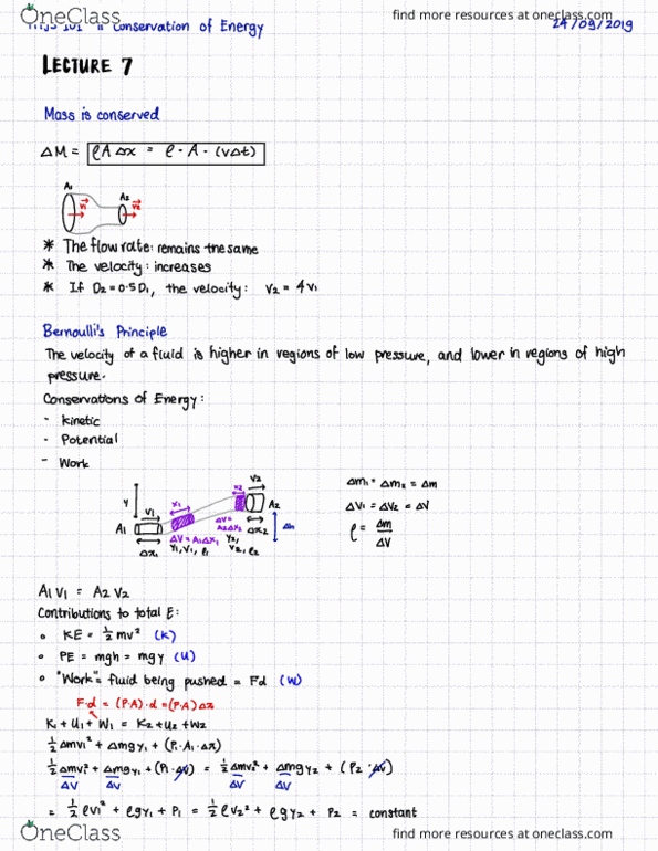 PHYS 101 Lecture Notes - Lecture 7: Emv, Nsb Di 2, Pressure Measurement cover image