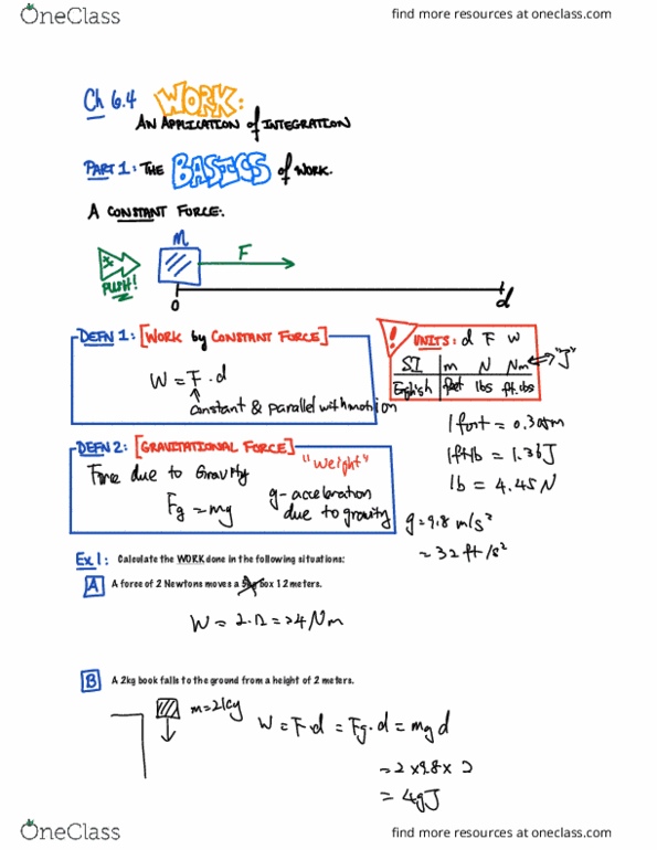 MATH 1132Q Lecture 7: Ch 6.4_ Work Prof. McArdle David cover image