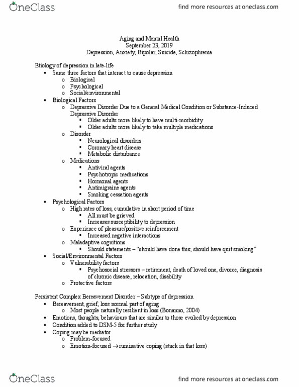 HLTHAGE 3N03 Lecture Notes - Lecture 6: Coronary Artery Disease, Antimigraine, Smoking Cessation thumbnail