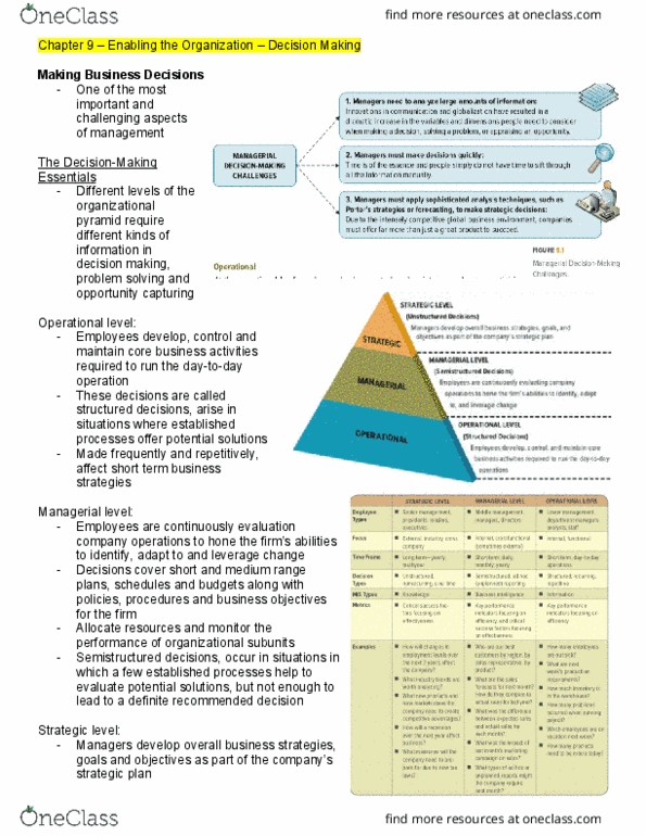 COMMERCE 2KA3 Chapter Notes - Chapter 9: Business Process, Transaction Processing System, Augmented Reality thumbnail