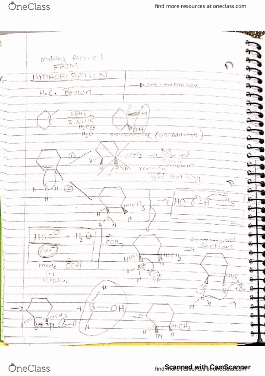 CHEM 345 Lecture 13: organic chemistry notes 9/23/19 and 9/25/19 thumbnail