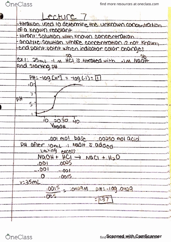 CHEM 104 Lecture 7: titrations thumbnail