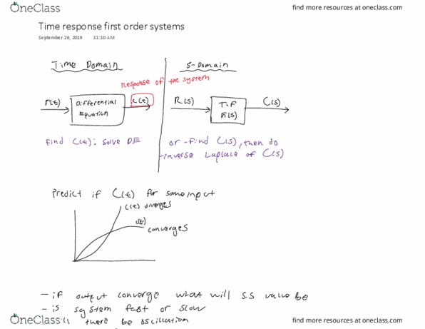 PROCTECH 3CT3 Lecture 8: Control Theory 8 - Time Responses First Order Systems thumbnail