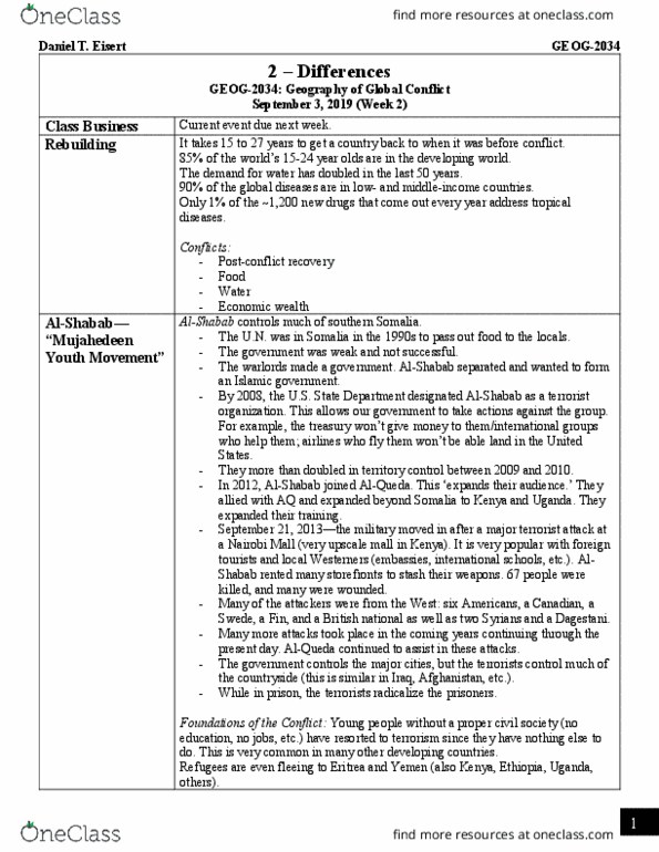 GEOG 2034 Lecture 2: GEOG-2034 - Notes - 2 - Differences thumbnail