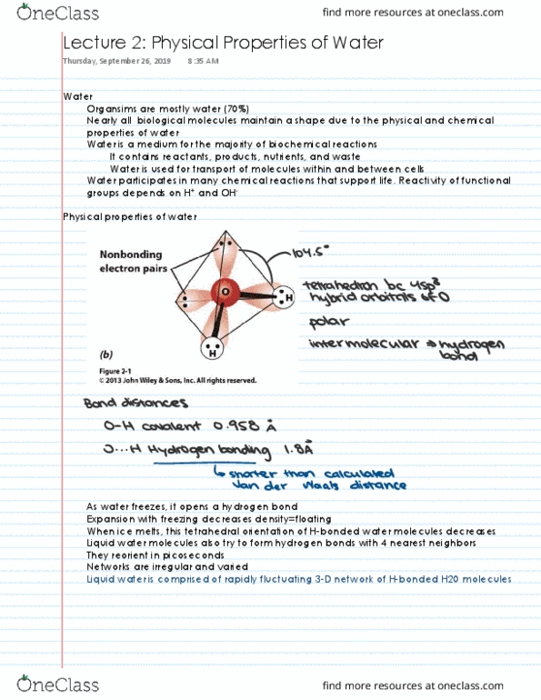 ABI 102 Lecture 2: Physical Properties of Water thumbnail