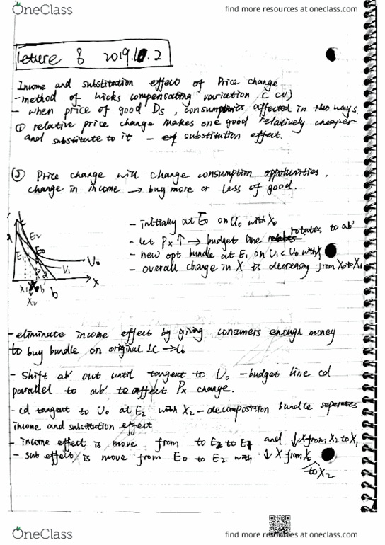ECON 212 Lecture Notes - Lecture 8: To-3, Chage And Aska, Intelius cover image
