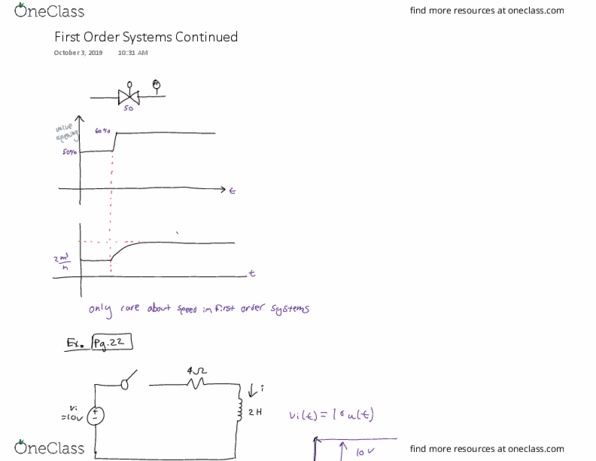 PROCTECH 3CT3 Lecture 11: Control Theory 11 - 1st Order Systems Application thumbnail