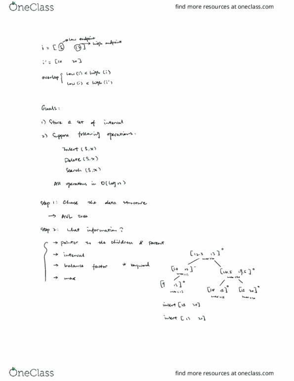CSC263H1 Lecture Notes - Lecture 4: Avl Tree, Unu thumbnail