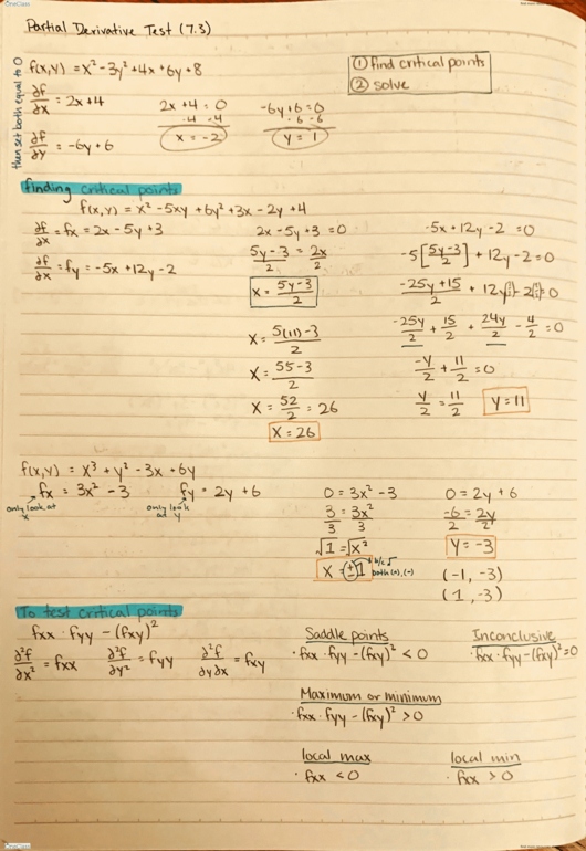 Class Notes For Mth 122 At University At Buffalo Ub Oneclass