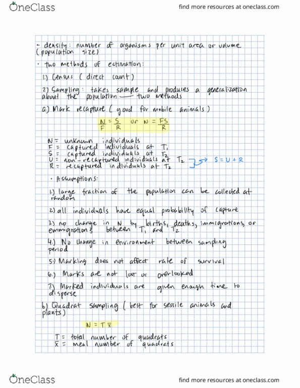 ECON 201 Lecture Notes - Lecture 14: Quadrat, Ideal Free Distribution thumbnail