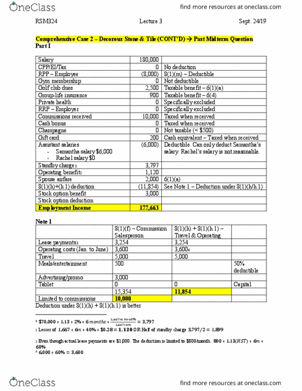 RSM324H1 Lecture Notes - Lecture 3: Gift Card, Life Insurance thumbnail