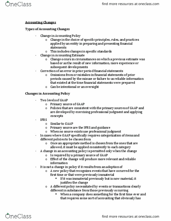 BU397 Lecture Notes - Lecture 21: Financial Statement, Retained Earnings, Balance Sheet thumbnail