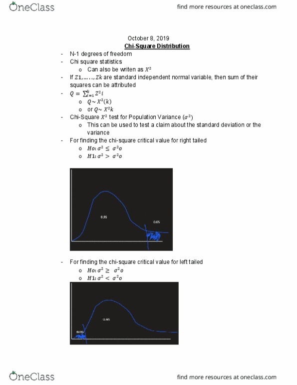 STAT 217 Lecture Notes - Lecture 11: Standard Deviation, Test Statistic, Null Hypothesis cover image