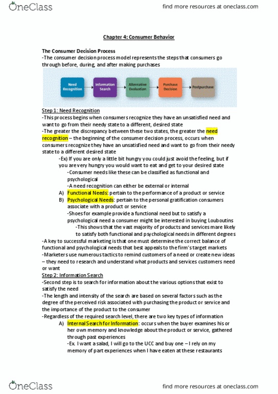 Management and Organizational Studies 2320A/B Chapter Notes - Chapter 4: Three Steps, Personal Knowledge Base, Elaboration Likelihood Model thumbnail