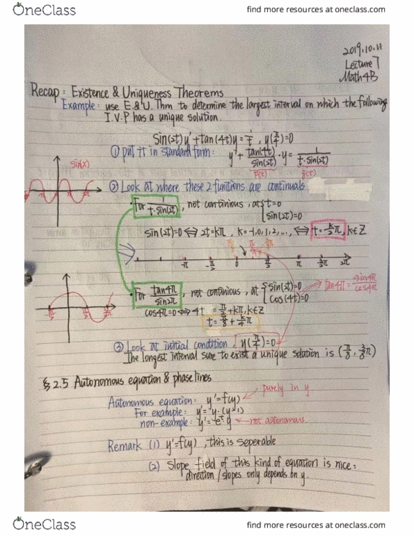 MATH 4B Lecture Notes - Lecture 7: Ko 2, Aith cover image