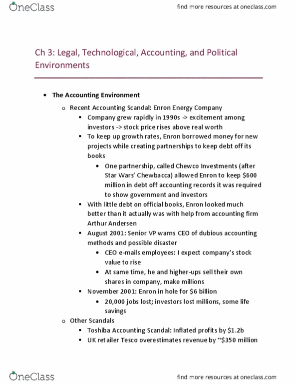 GEB 3373 Lecture Notes - Lecture 4: Arthur Andersen, Fixed Asset, Operational Risk thumbnail