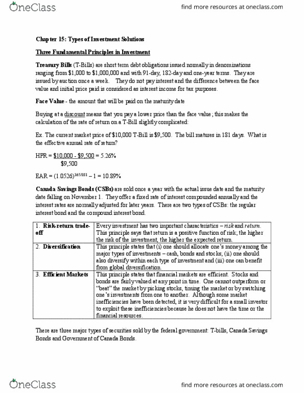 BU413 Chapter Notes - Chapter 15: Effective Interest Rate, Call Option, Reinvestment Risk thumbnail