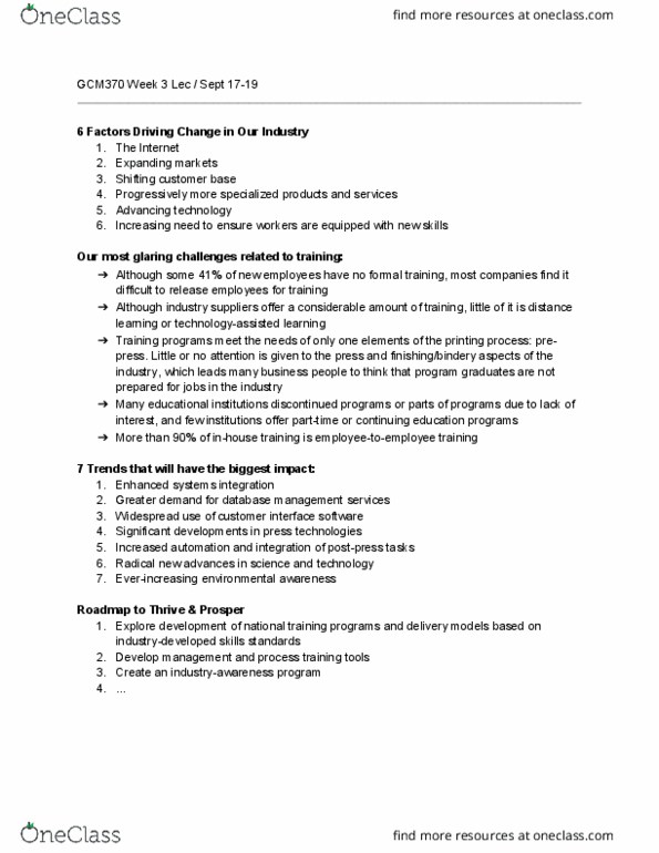 GCM 370 Lecture Notes - Lecture 3: Distance Education, Internet2, Ethnocentrism thumbnail