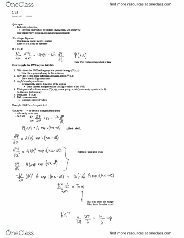 PHYS 325 Lecture 15: Lecture 15 thumbnail