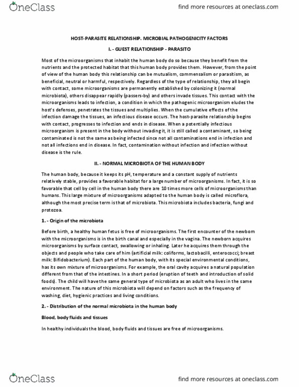 BIO-221 Chapter Notes - Chapter 10: Bifidobacterium, Enterococcus, Microorganism thumbnail