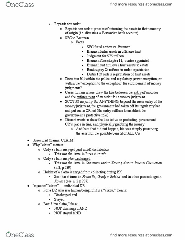 LAW 629 Lecture Notes - Lecture 17: Piper Aircraft, Intrauterine Device, Due Process thumbnail