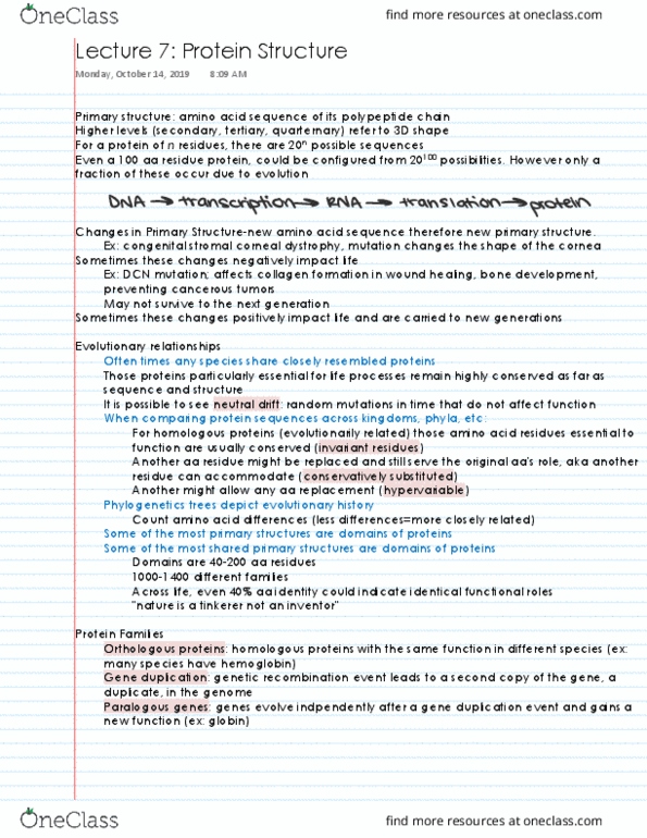 ABI 102 Lecture 7: Protein Structure thumbnail