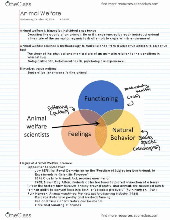 ANS 170 Lecture 7: Animal Welfare thumbnail