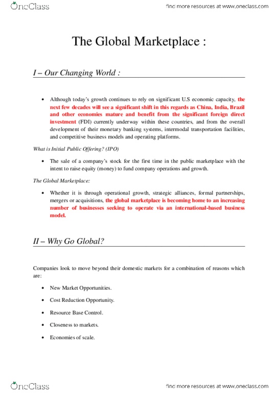 MGM102H5 Chapter : The Global Marketplace thumbnail