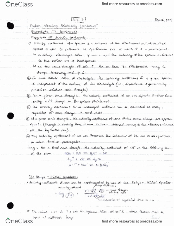 CHM211H5 Lecture Notes - Lecture 7: Continuously Variable Transmission, Uyghurs, Eocene thumbnail