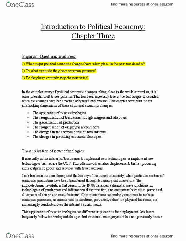 ECON 105 Chapter Notes - Chapter 3: Punctilious, Neoclassical Economics, Headon thumbnail