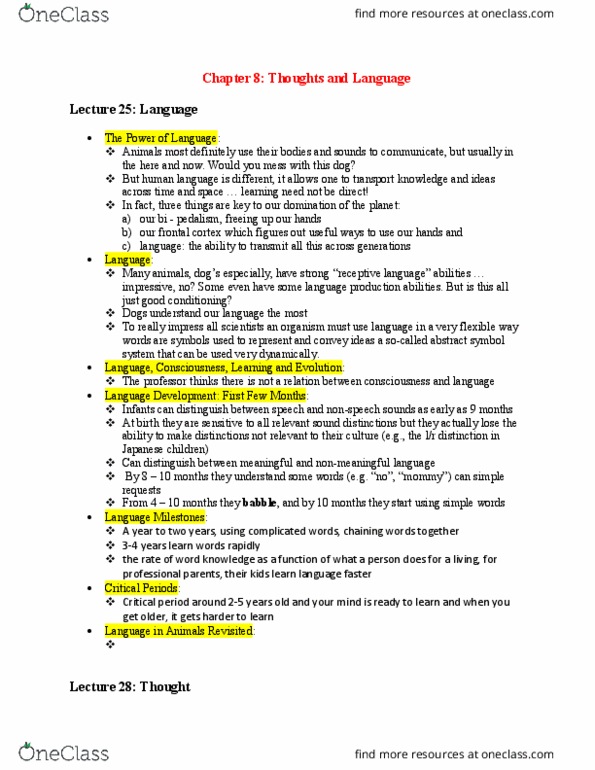 PSYA01H3 Lecture Notes - Lecture 8: Frontal Lobe, Critical Period, Rationality thumbnail