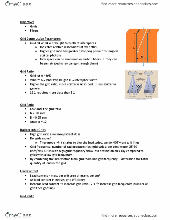 MEDRADSC 2Y03 Lecture Notes - Lecture 9: Radiodensity, Radiography, Collimator thumbnail