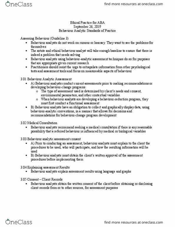 SOCSCI 2UE3 Lecture Notes - Lecture 4: Behaviorism, Habilitation thumbnail