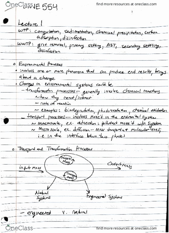 ENV E 554 Lecture 1: Environmental Systems and Processes thumbnail