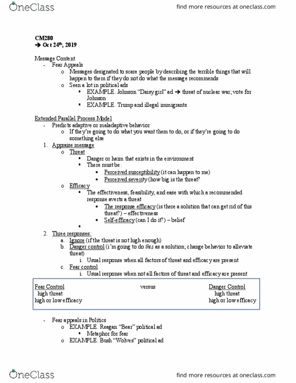 COM CM 280 Lecture Notes - Lecture 14: Apple Pay, Dunder Mifflin, Sunscreen thumbnail