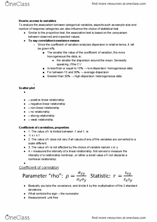 STA220H1 Lecture Notes - Lecture 7: Scatter Plot, Statistical Hypothesis Testing, Statistic thumbnail