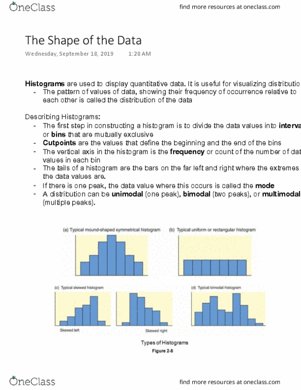 STA220H1 Chapter Notes - Chapter 1: Unimodality, Standard Deviation thumbnail