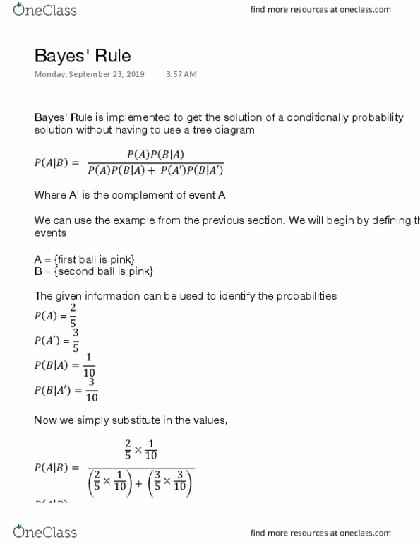 STA220H1 Chapter Notes - Chapter 2: Bayes Estimator thumbnail